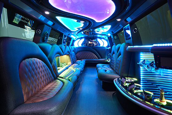 top amenities in a limo